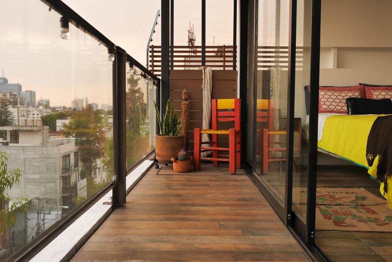 Loft Remedios - Penthouse Cdmx - Areas Comunes Compartidas Mexikóváros Kültér fotó